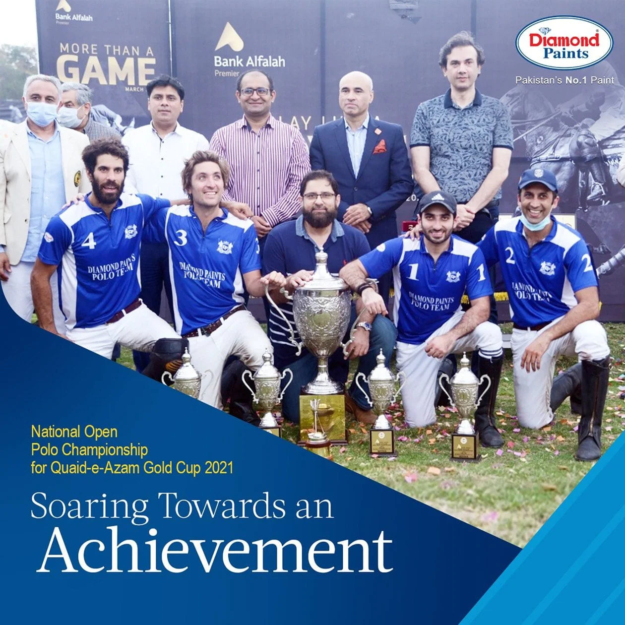 Diamond Paints Wins Quaid-E-Azam Gold Trophy